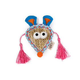 AFP Cat Toy Whisker Fiesta Mouse Face - Pink