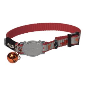 Rogz ReflectoCat Collar - Red Fish Design