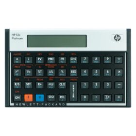HP 12C Platinum - (Algebraic or RPN) Financial Calculator