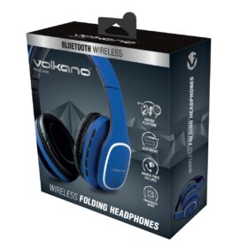 Volkano Phonic Series Bluetooth Full Size Headphones - Blue