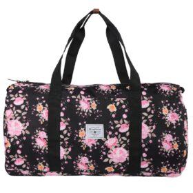 Supanova Kate Duffle - Black/Floral