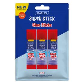 Marlin glue stick non-toxic 20g 3's VALUE PACK x 12