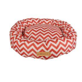 M-Pets Cat Bed Tasmania Round Cushion - Red
