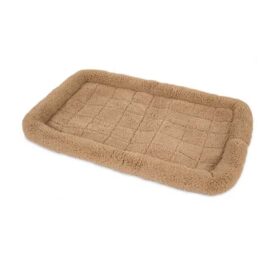 Petmate Snoozzy Faux Sheepskin Bolster Kennel Mat Extra Small - Cream