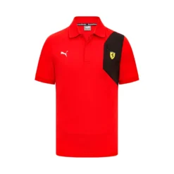 Official Ferrari classic polo shirt, red