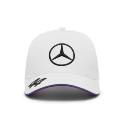 Mercedes hamilton driver baseball cap, white