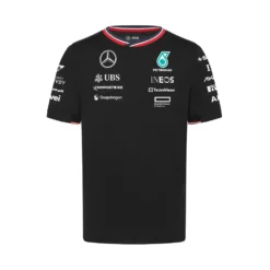 Mercedes team tee shirt 2024, black