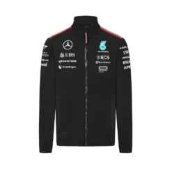 Mercedes team sofshell jacket 2024, black