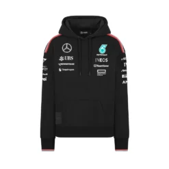Mercedes team hoodie 2024, black