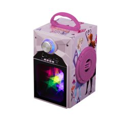 Disney Frozen Classic LED Stars Karaoke Machine with Microphone