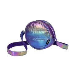 Quest Puffer Cross Body Bag - Purple