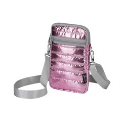 Quest Puffer Cross Body Bag - Pink