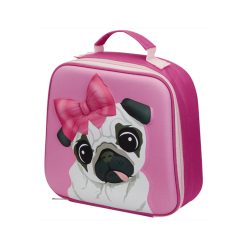 Quest Pug 3D EVA Lunch Bag - Pink