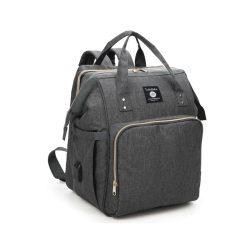 Totes Babe Alma Convertible Diaper Backpack - Dark Grey