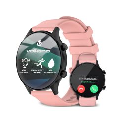 Volkano Halo Series Smartwatch - Coral Pink