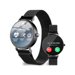 Volkano Valencia Series Ladies Smart Watch - Black