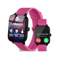 Volkano Chroma Series Smartwatch with Pink Strap