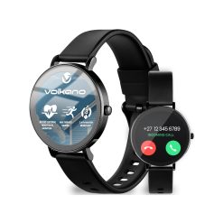Volkano Aurora Series Ladies Smart Watch - Black