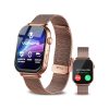 Volkano Trinity Series Smartwatch with Metal Mesh Strap - Gold